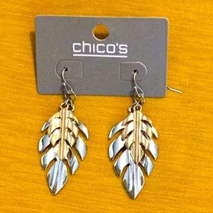 Chico’s two tone earrings.